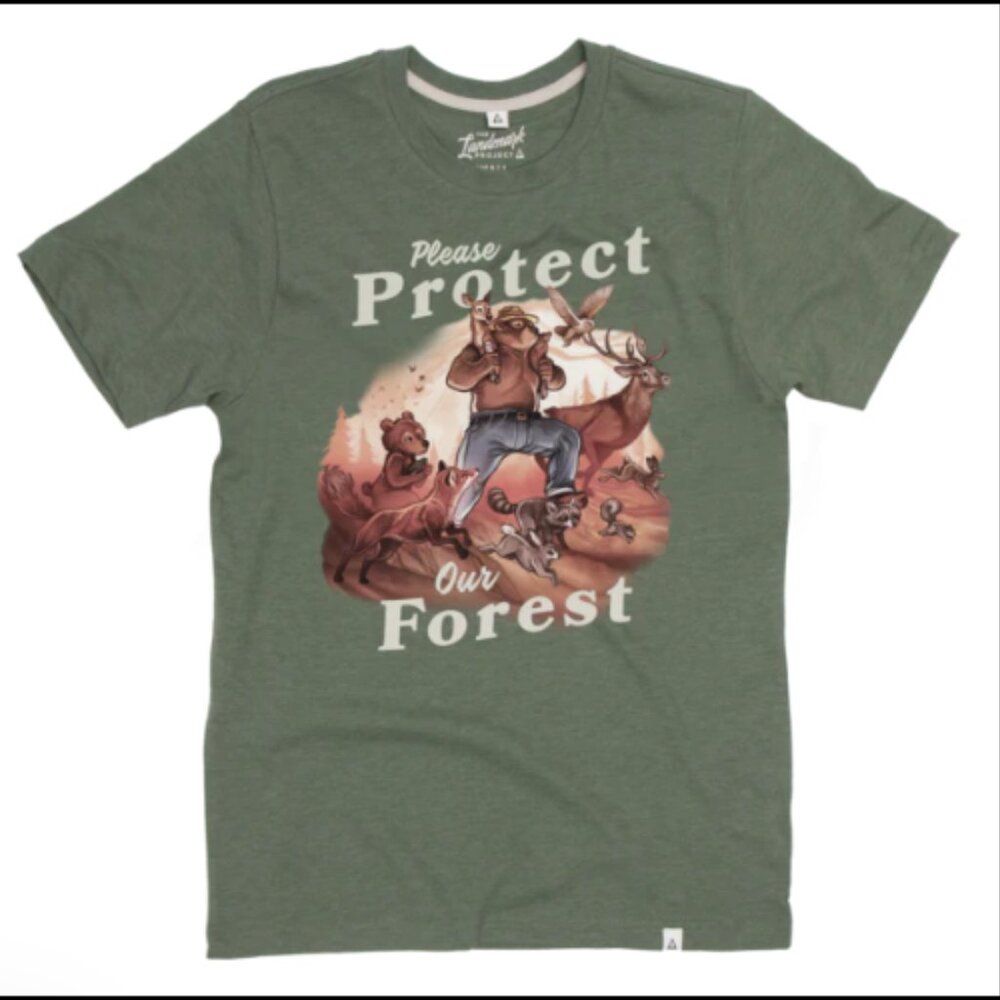 The Landmark Project PLEASE PROTECT OUR FOREST T-shirt Size XS Unisex